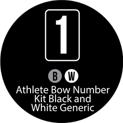 Picture of Generic Athlete Bow Number Kit 