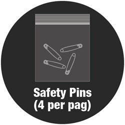 Show details for Safety Pins (4 per bag)