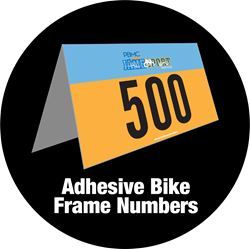 Picture of Adhesive Bike Frame Numbers - Timers