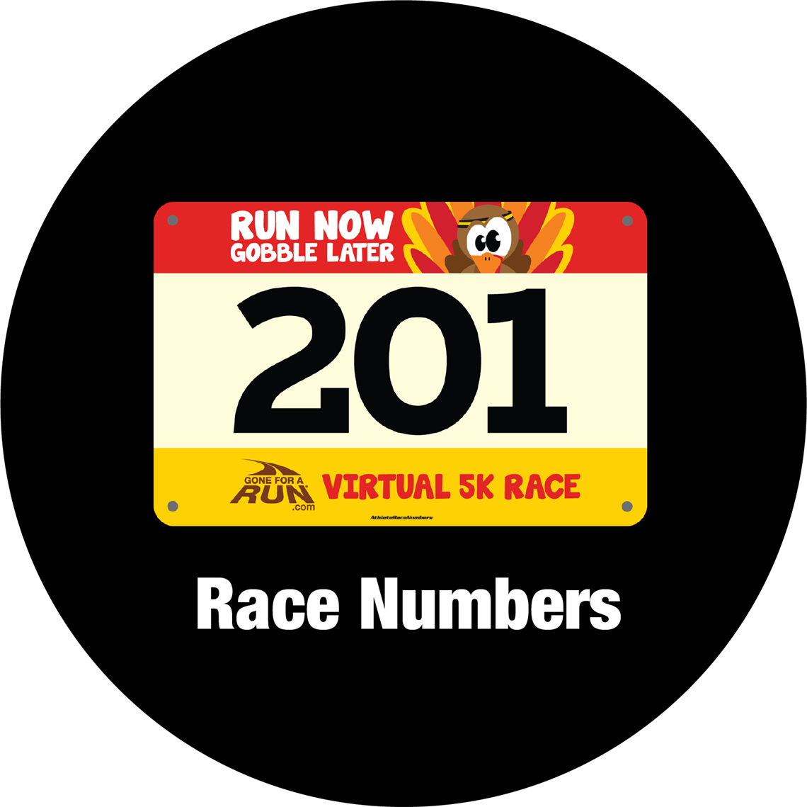 Race Numbers Custom Printed For Racing Events