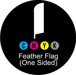 Picture of Feather Flag One Sided