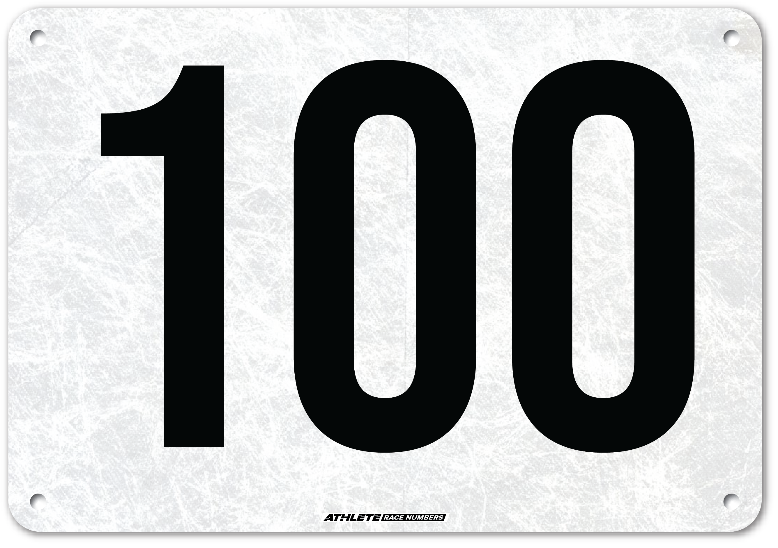 Run Number Sign Generic Race Numbers for Running Events