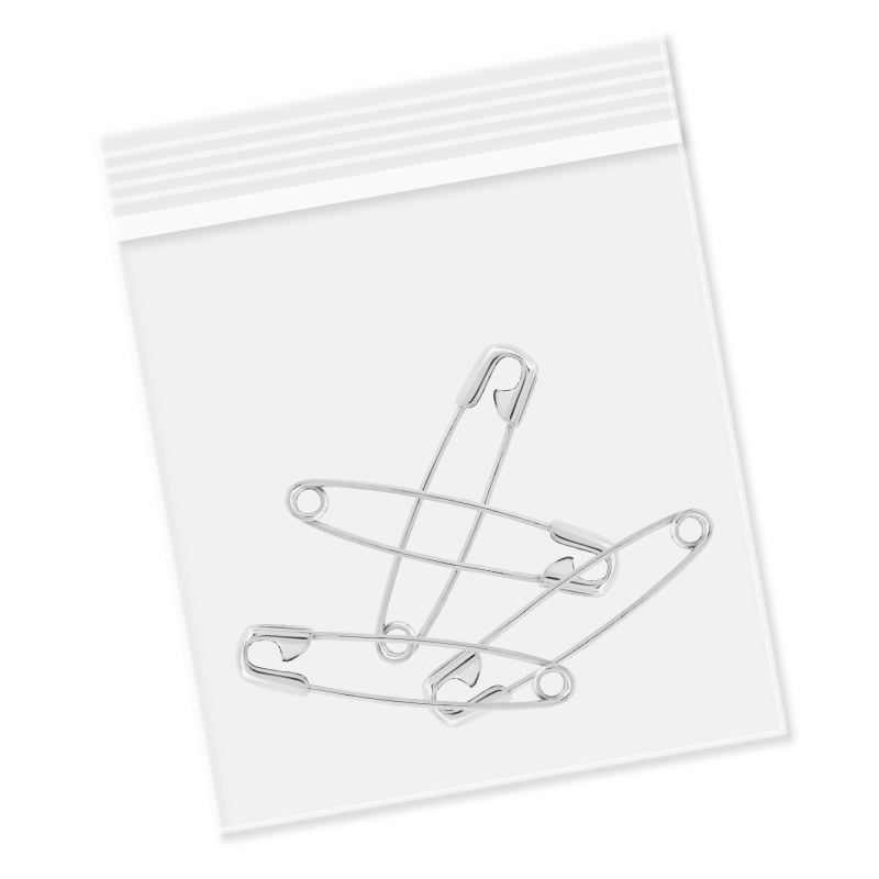 Safety Pins (4 per bag)