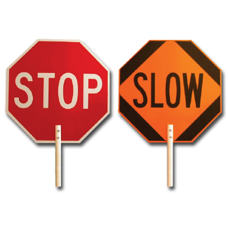 Stop / Slow Traffic Paddles
