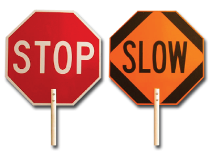 Stop / Slow Traffic Paddles