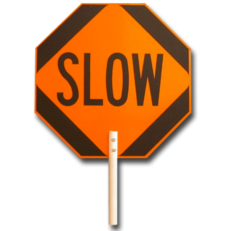 Stop / Slow Traffic Paddles