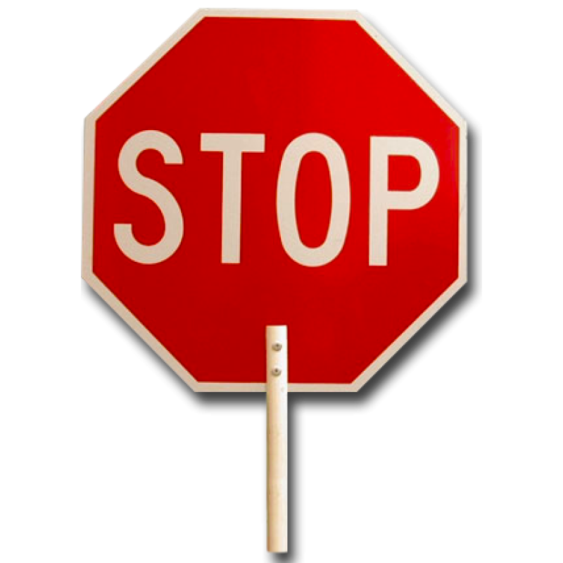 Stop / Slow Traffic Paddles